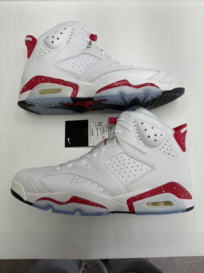 Nike Air Jordan 6 "White and University Red/Red Oreo"