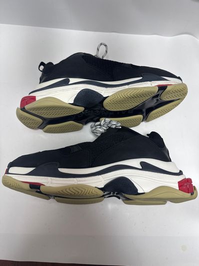BALENCIAGA Triple S "Black/Red"