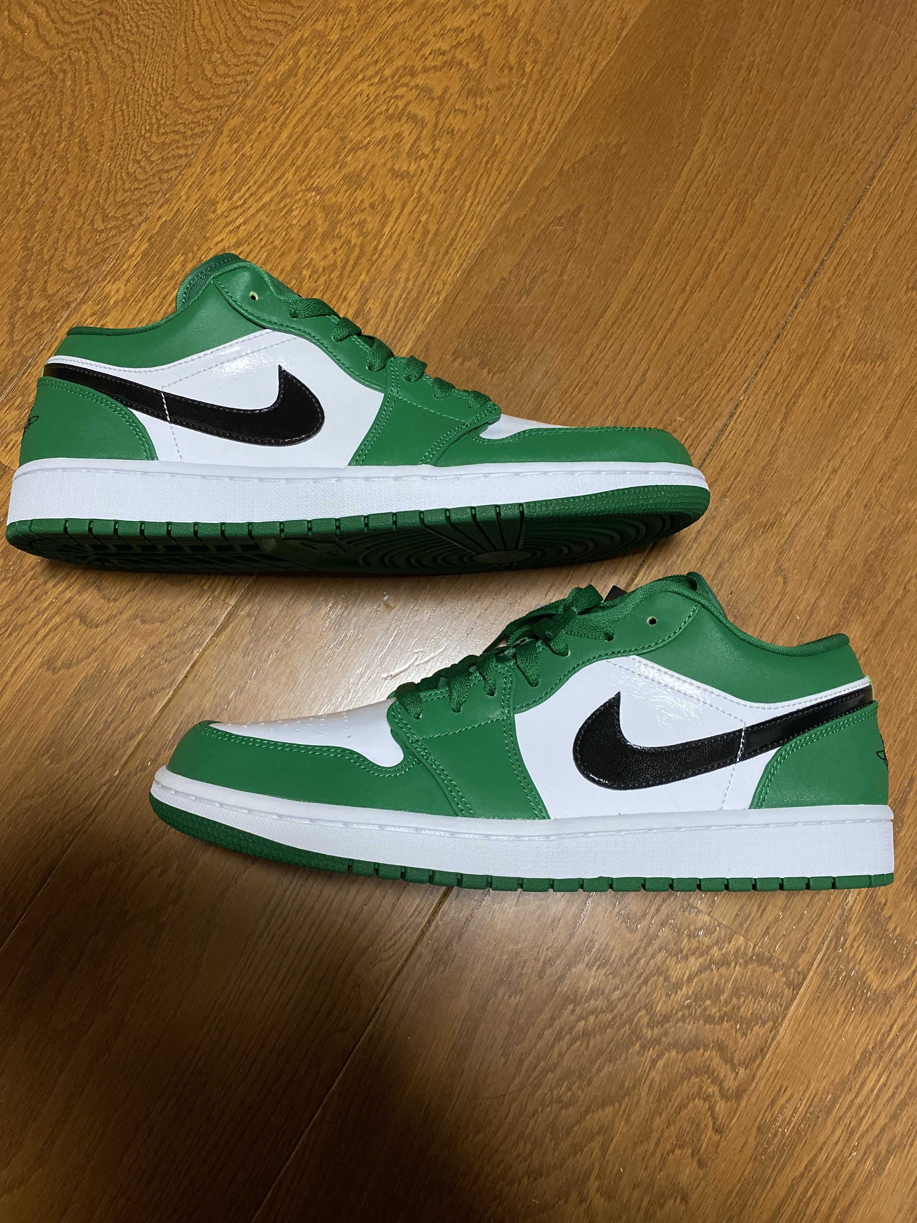 NIKE AIR JORDAN 1 LOW "PINE GREEN/WHITE"