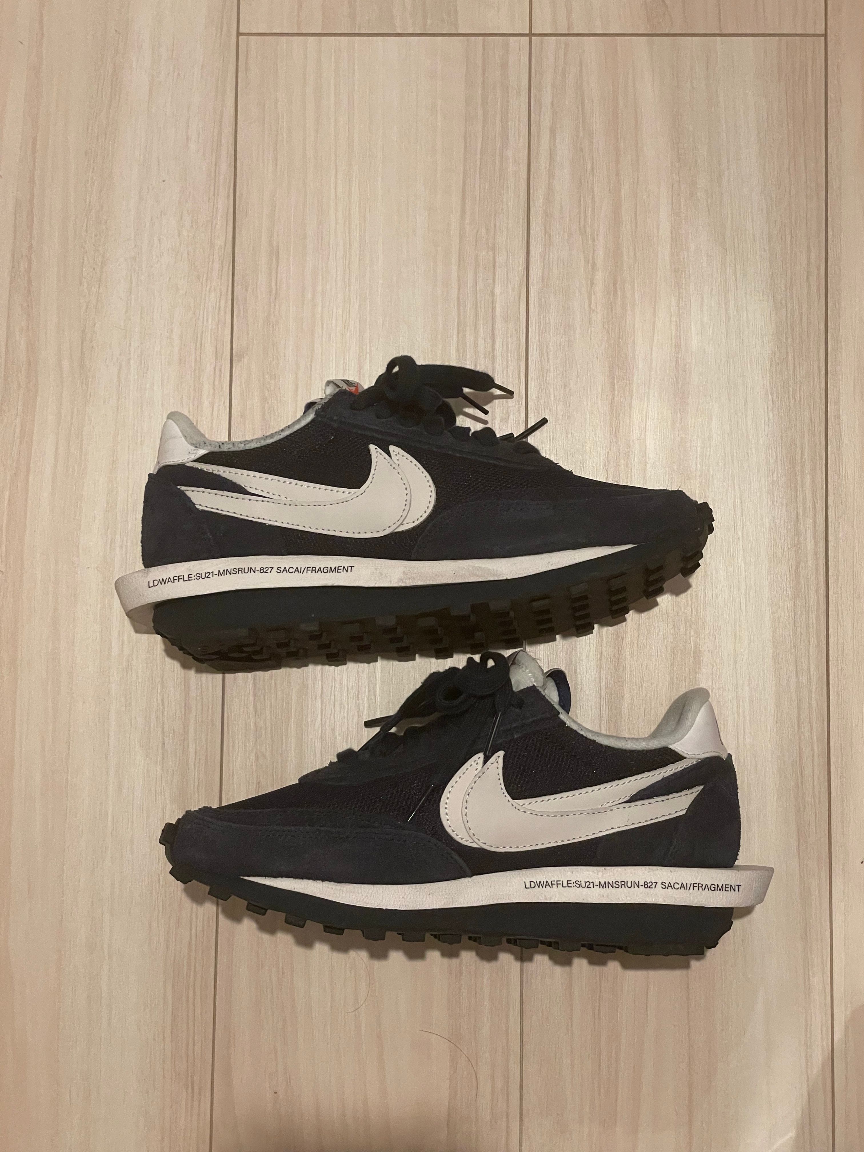 Fragment × sacai × Nike LD Waffle "Blackended Blue"