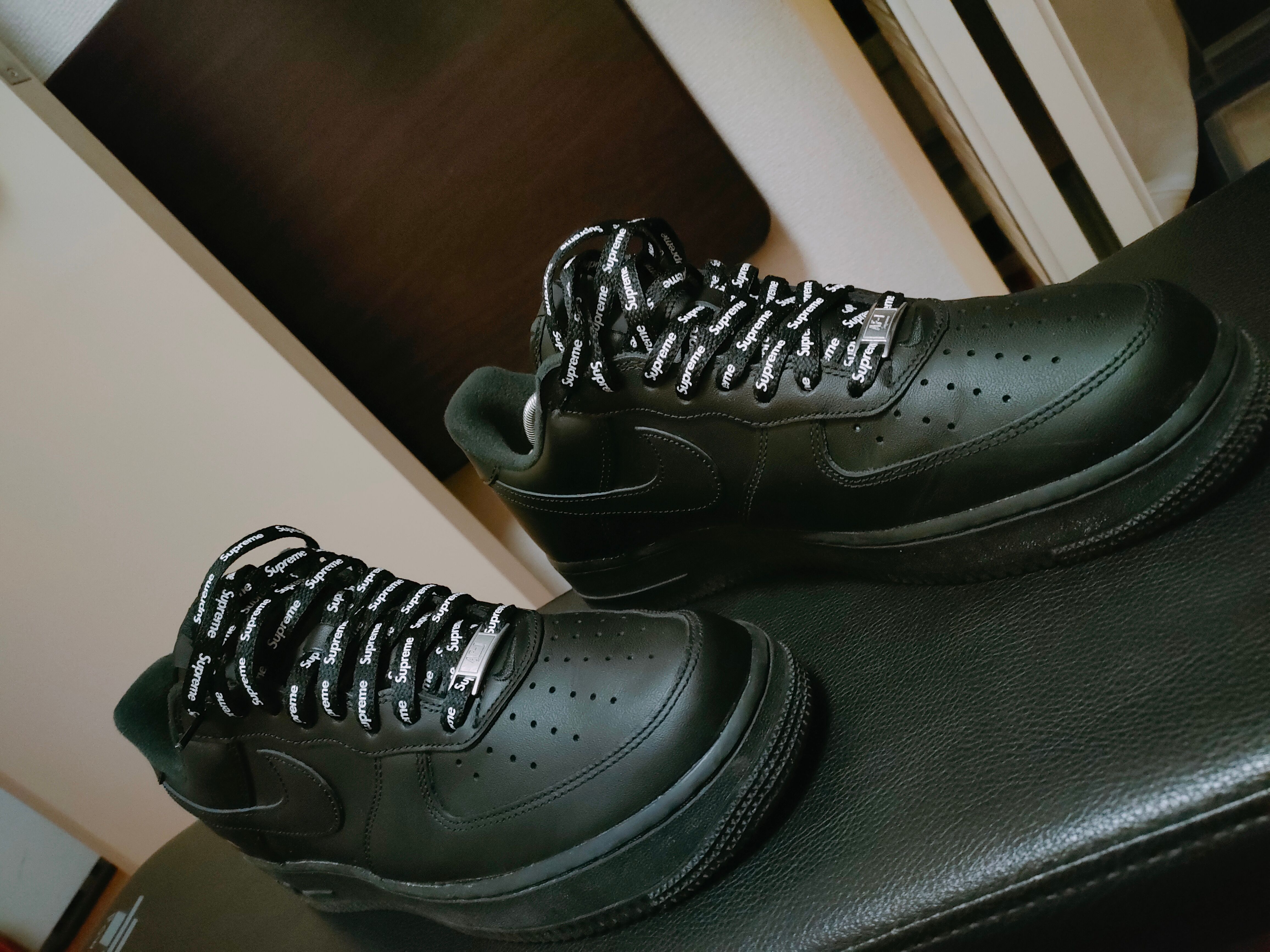 Supreme × Nike Air Force 1 Low "Black"