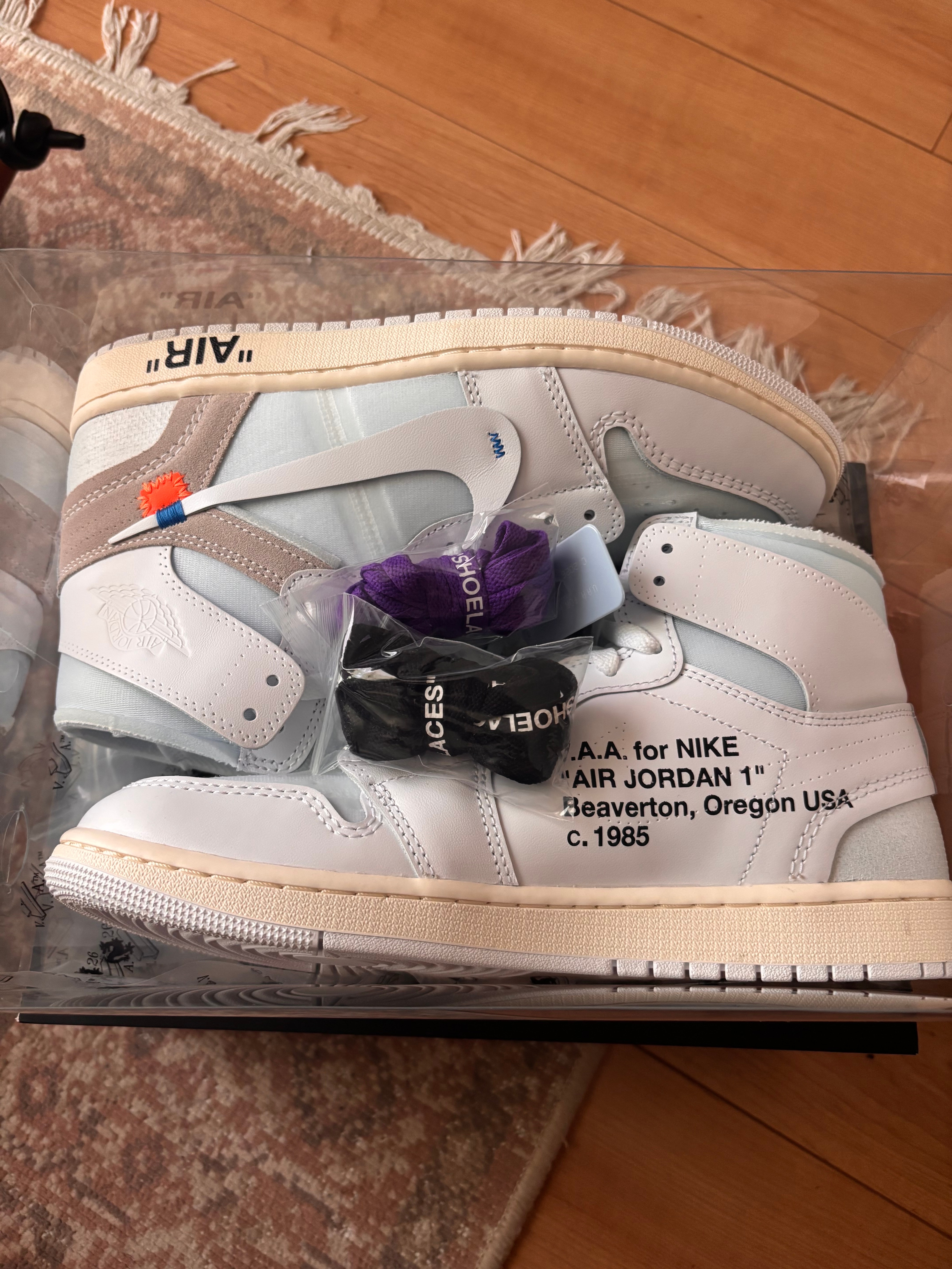 Virgil Abloh Archive (V.A.A.) × Nike Air Jordan 1 Retro High OG "Alaska"