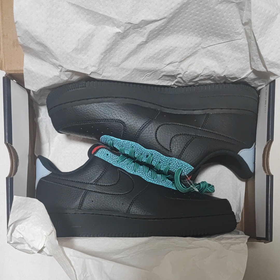 Nike Air Force 1 Low '07 LV8 Black Obsidian Mist Orange