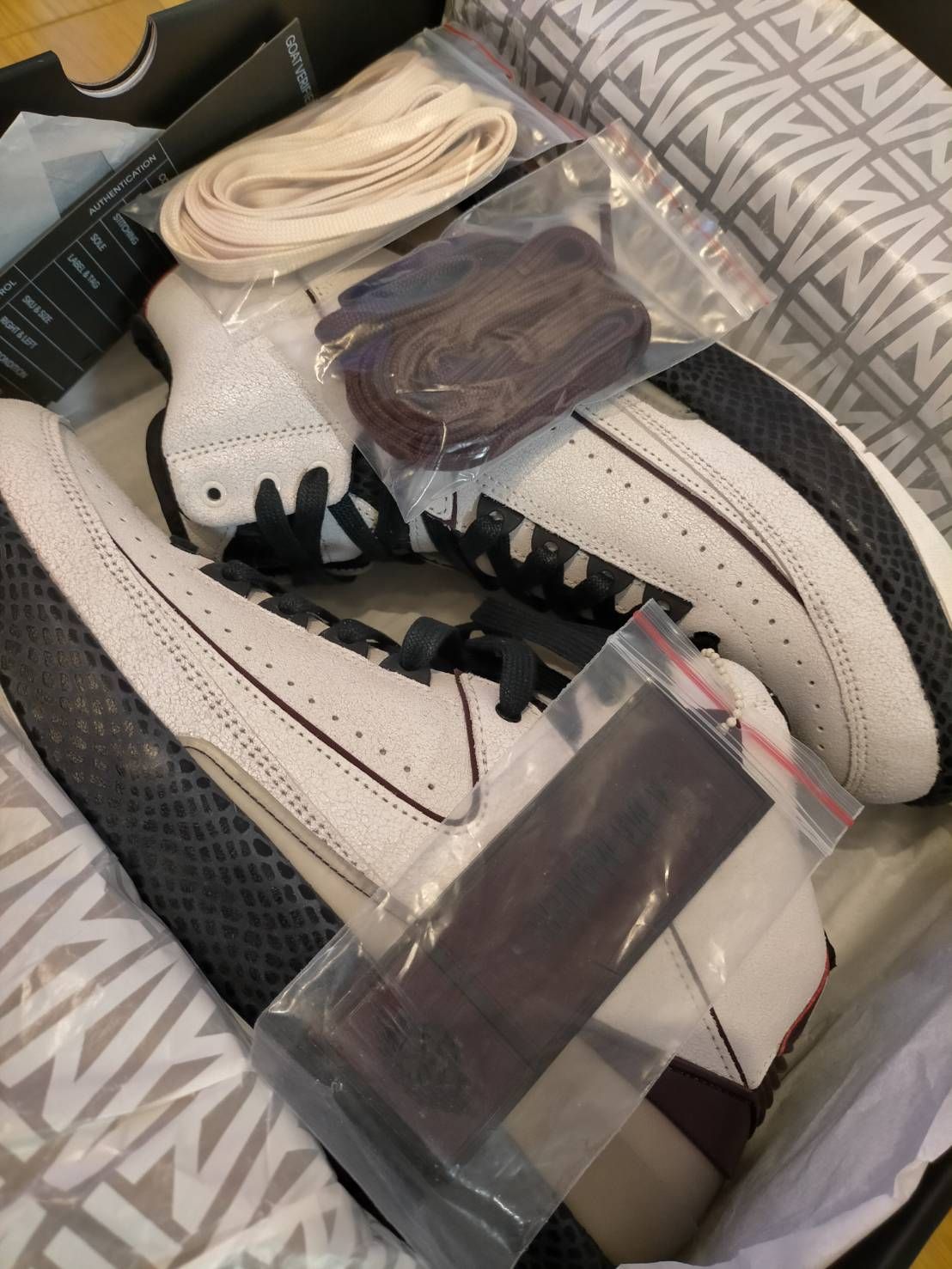 A Ma Maniere × Nike Air Jordan 2 "Airness/Sail and Burgundy"