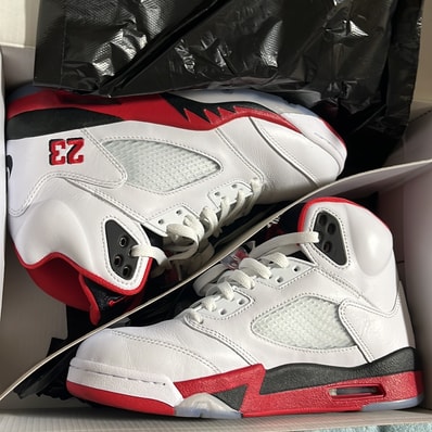 Nike Air Jordan 5 Retro OG "Fire Red/Black Tongue" (2025)