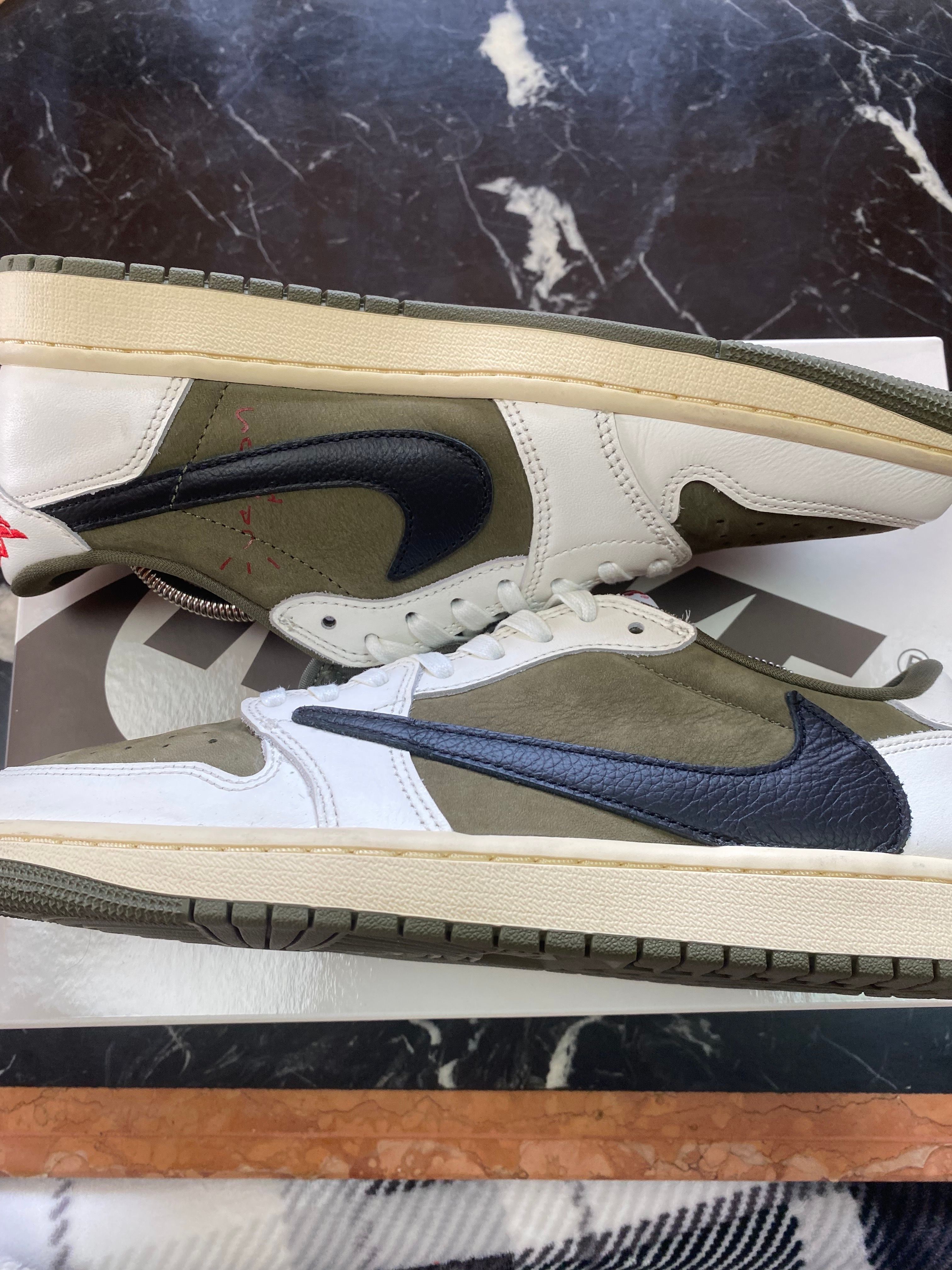 Travis Scott × Nike Air Jordan 1 Low OG SP "Reverse Olive"