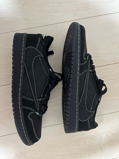 Travis Scott × Nike Air Jordan 1 Low OG SP "Black Phantom"