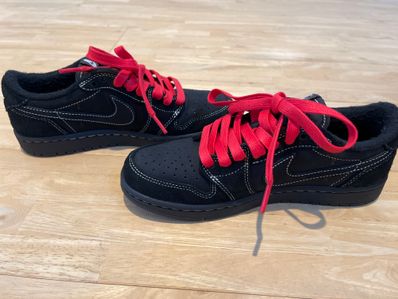 Travis Scott × Nike Air Jordan 1 Low OG SP "Black Phantom"