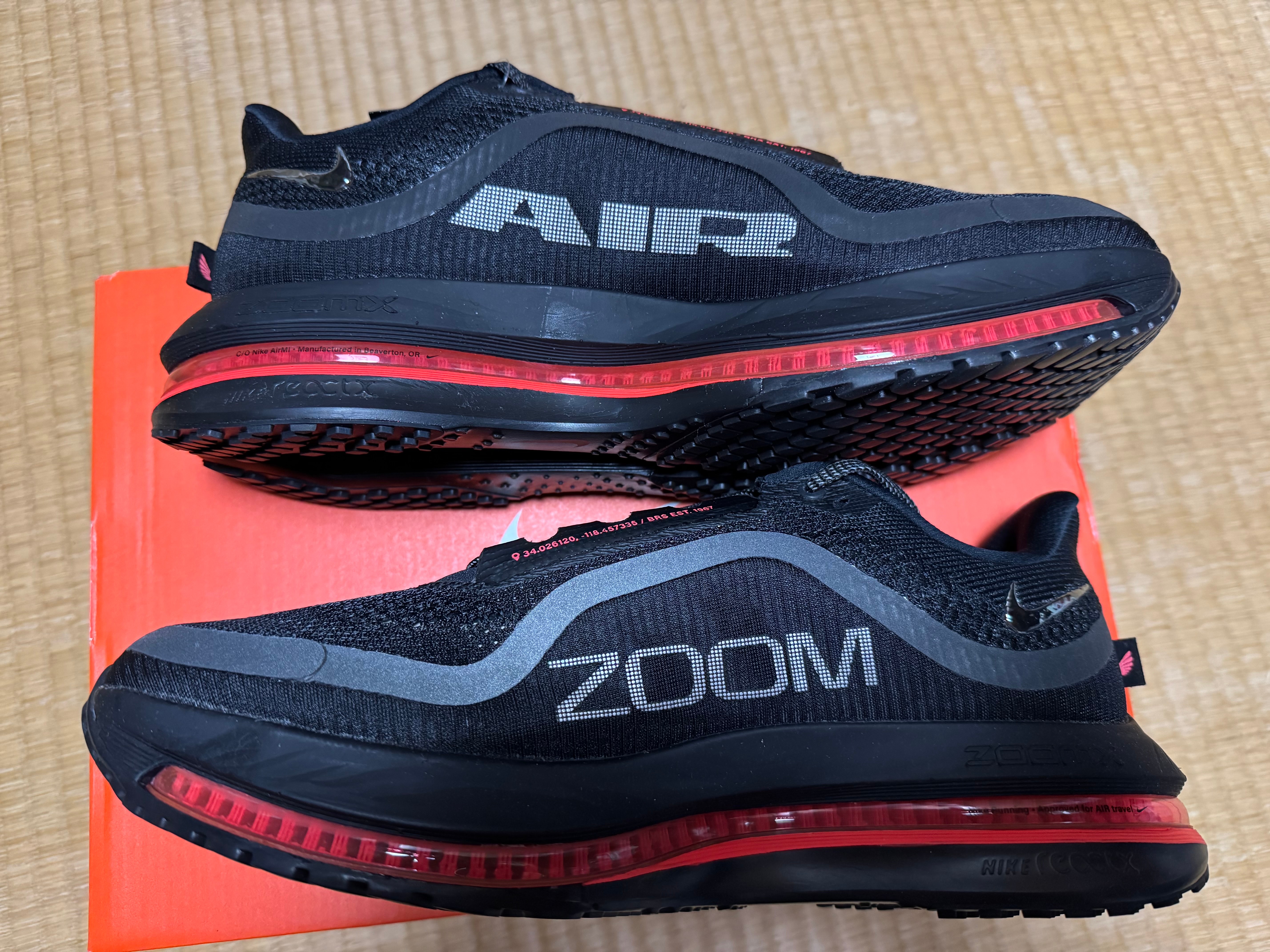 Nike Pegasus Premium "Black/Bright Crimson"