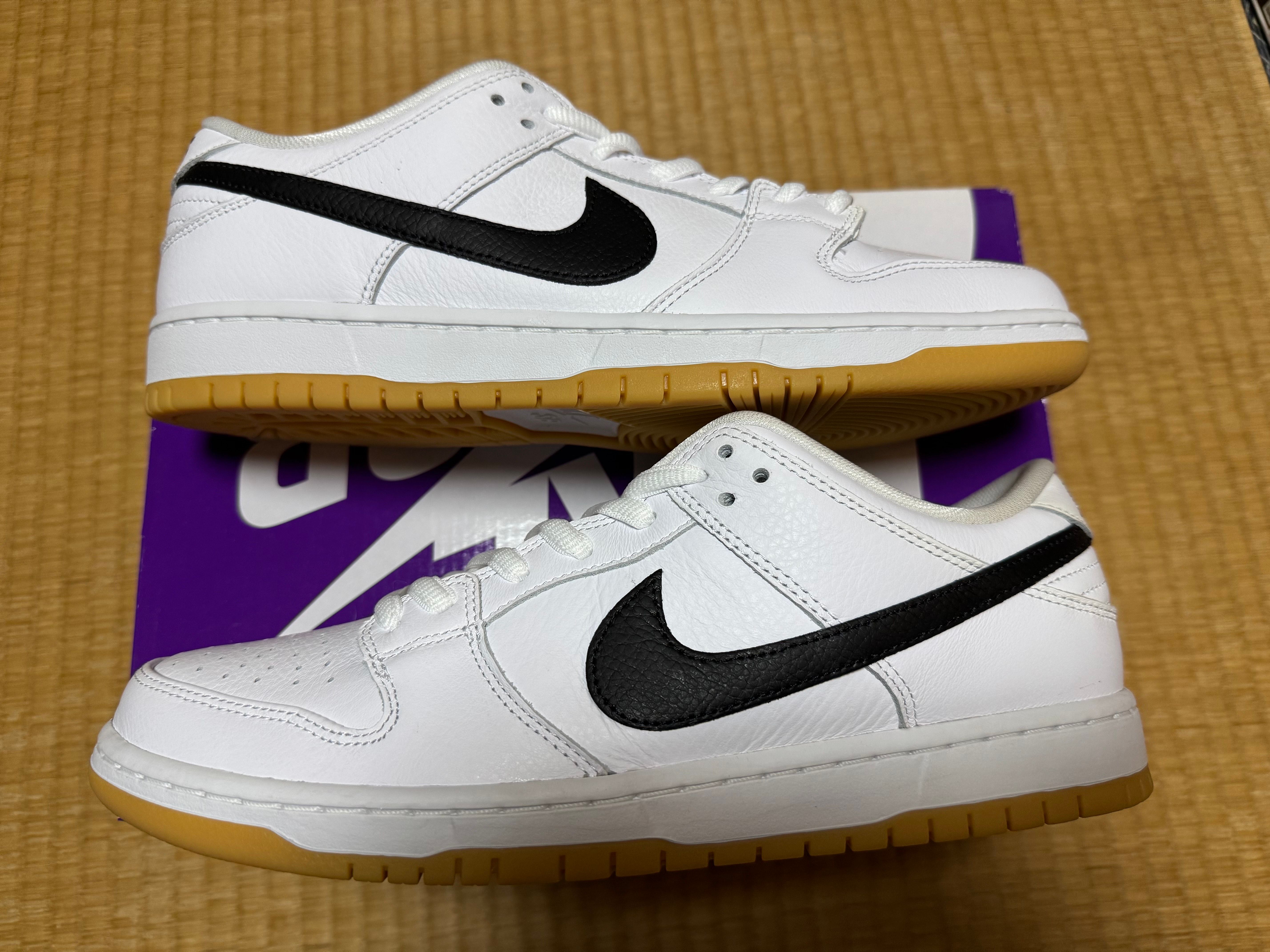 Nike SB Dunk Low Pro "White/Black-White-Gum Light Brown"