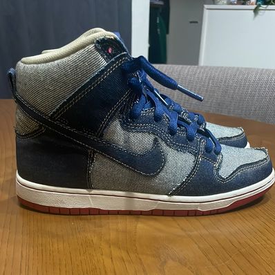 Nike SB Dunk High Reese Forbes Denim "Midnight Navy"