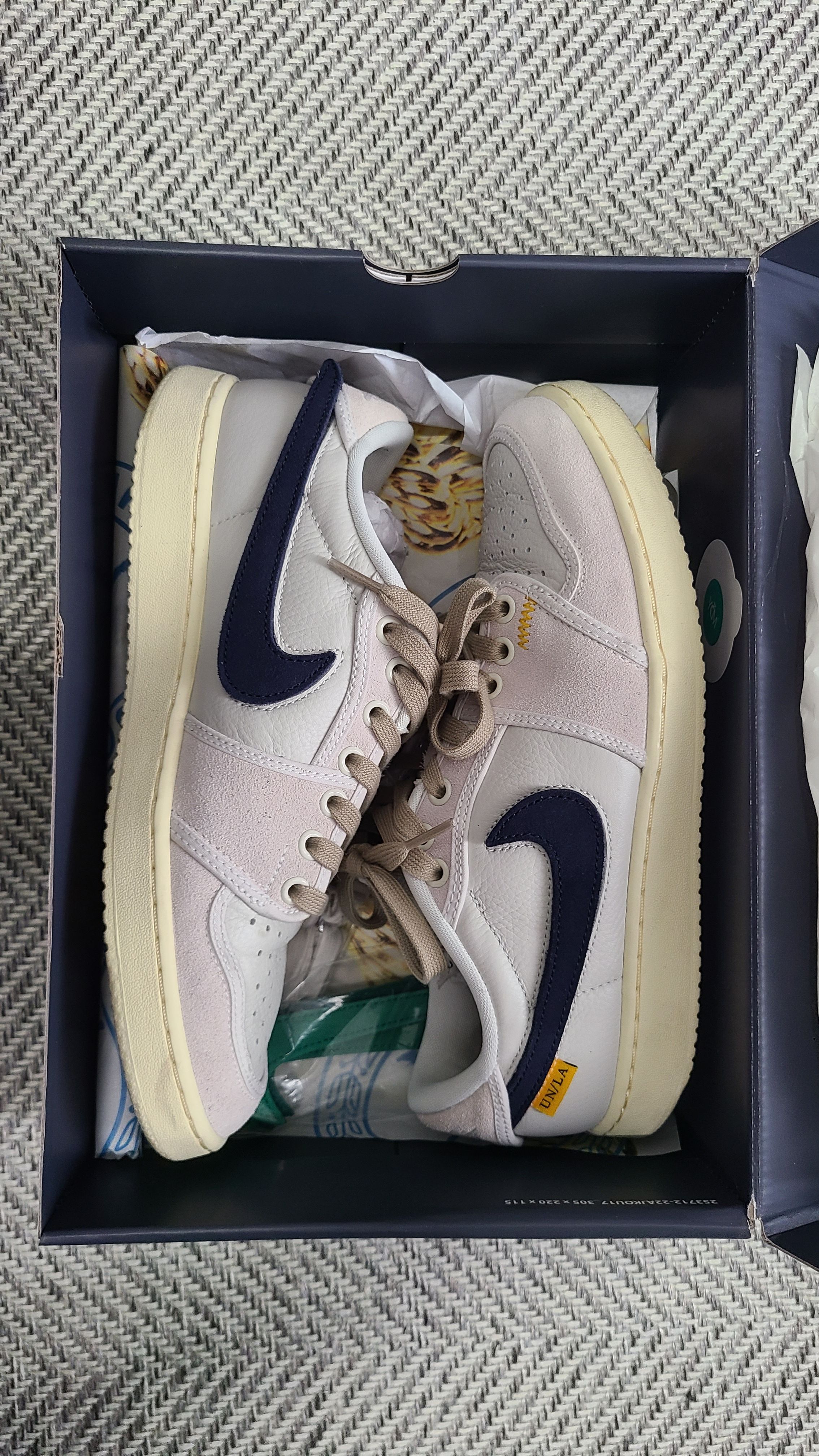 UNION × Nike Air Jordan 1 Low KO "Sail Leather"