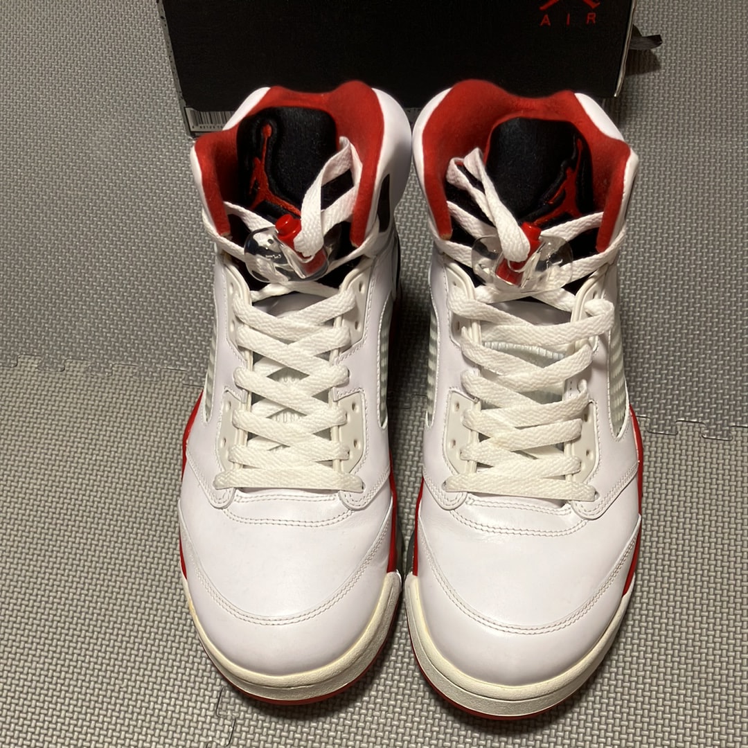 Nike Air Jordan 5 Retro "Fire Red/Black Tongue" (2013)