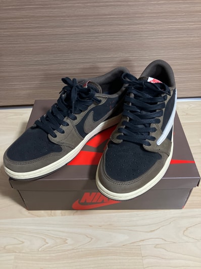 Travis Scott × Nike Air Jordan 1 Low OG SP-T "Black/Dark Mocha"