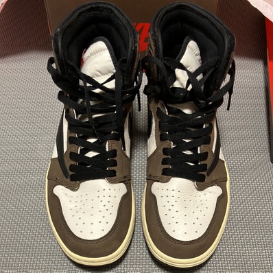 Travis Scott × Nike Air Jordan 1 Retro High OG TS SP "Sail/Dark Mocha"