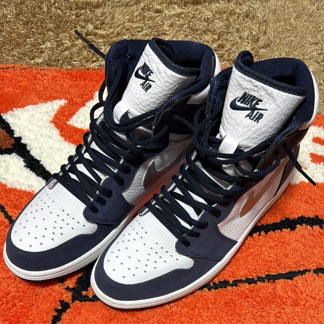 Nike Air Jordan 1 High OG CO.JP "White/Midnight Navy" (2020) (Standard Box)