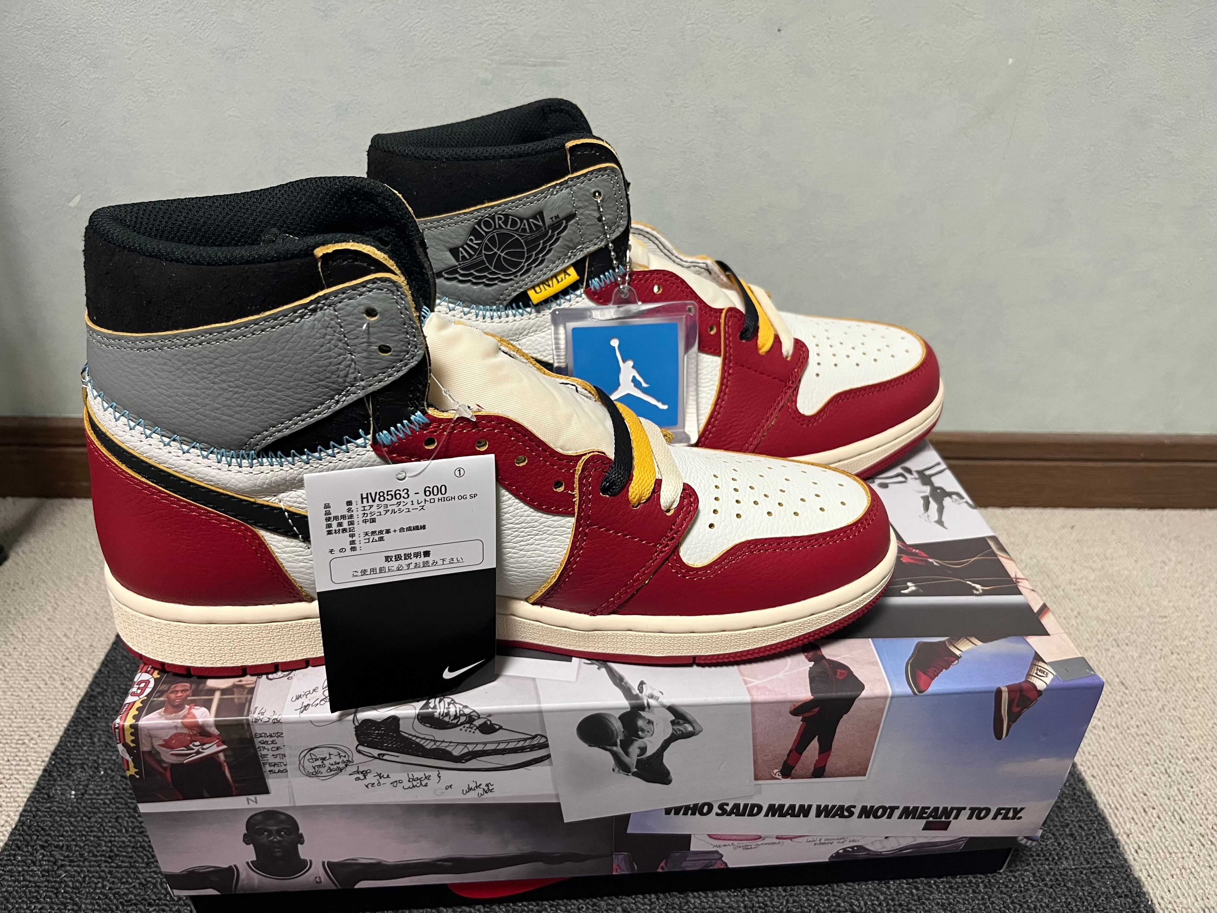 UNION × Nike Air Jordan 1 Retro High OG "Chicago/Shadow"