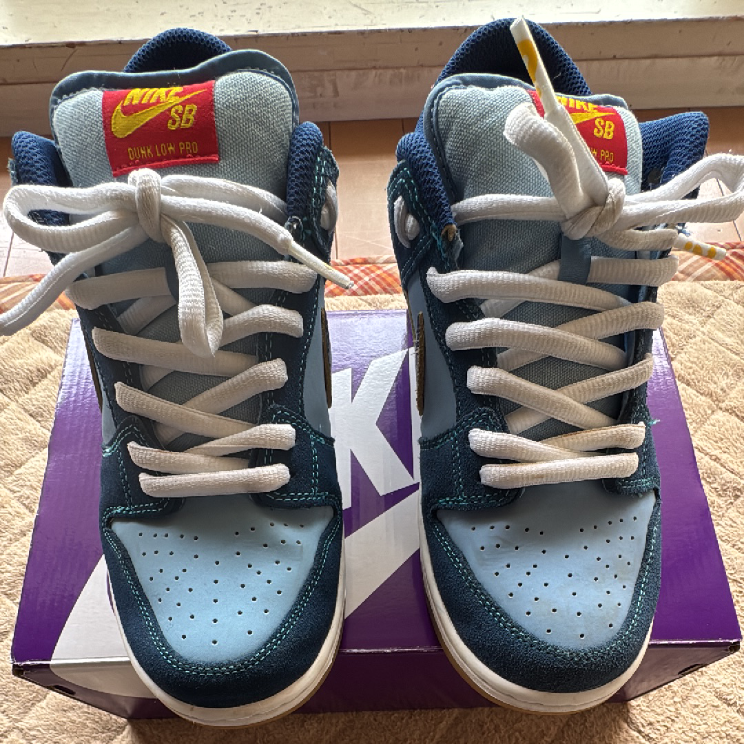 Why So Sad? × Nike SB Dunk Low "Coastal Blue/Speed Yellow-University Red"