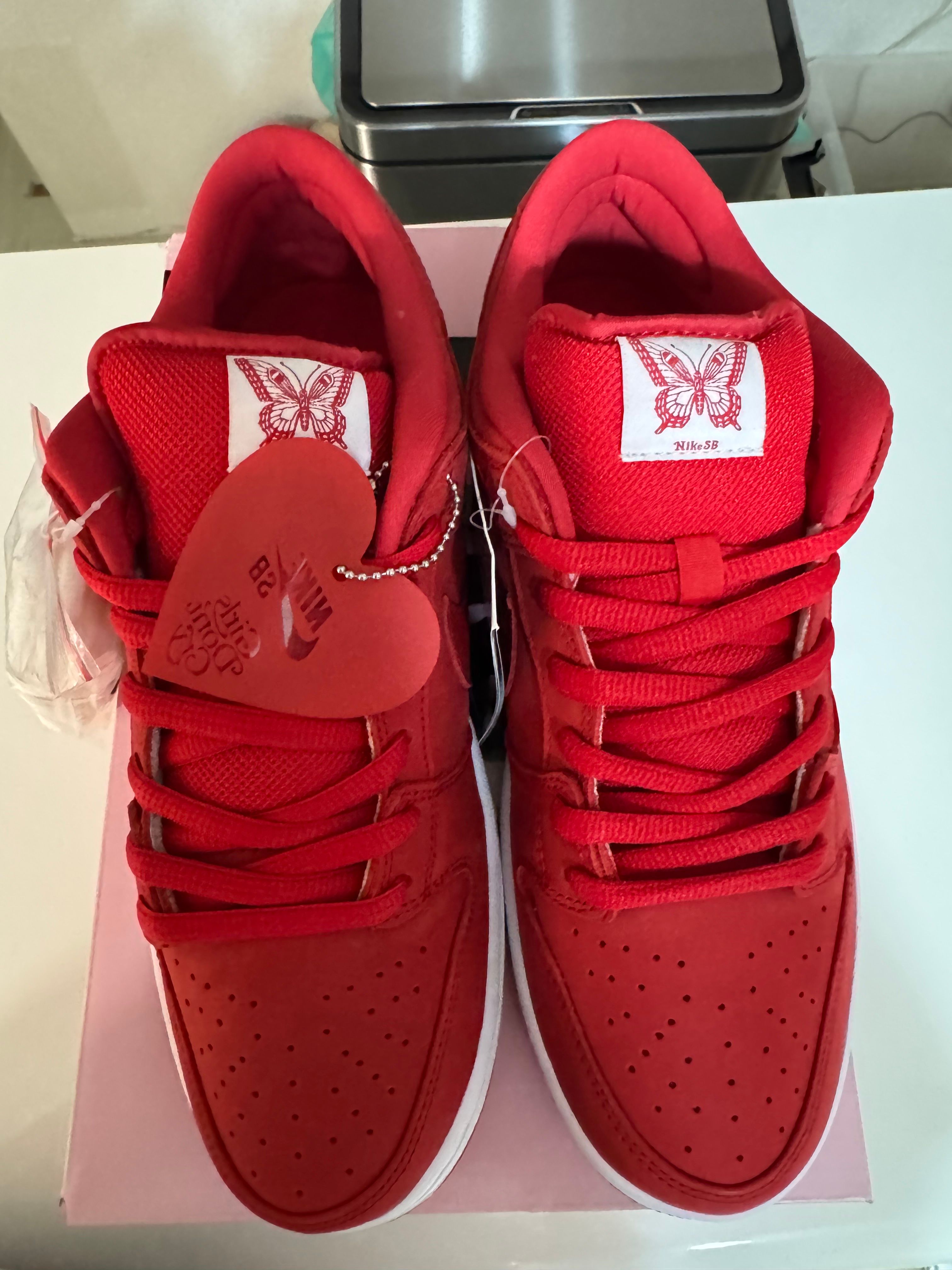 Girls Don't Cry × Nike SB Dunk Low Pro QS "Red" / VERDY