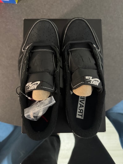 Travis Scott × Nike Air Jordan 1 Low OG SP "Black Phantom"
