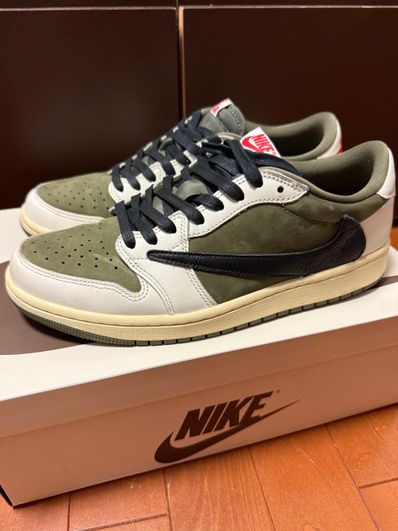Travis Scott × Nike Air Jordan 1 Low OG SP "Reverse Olive"
