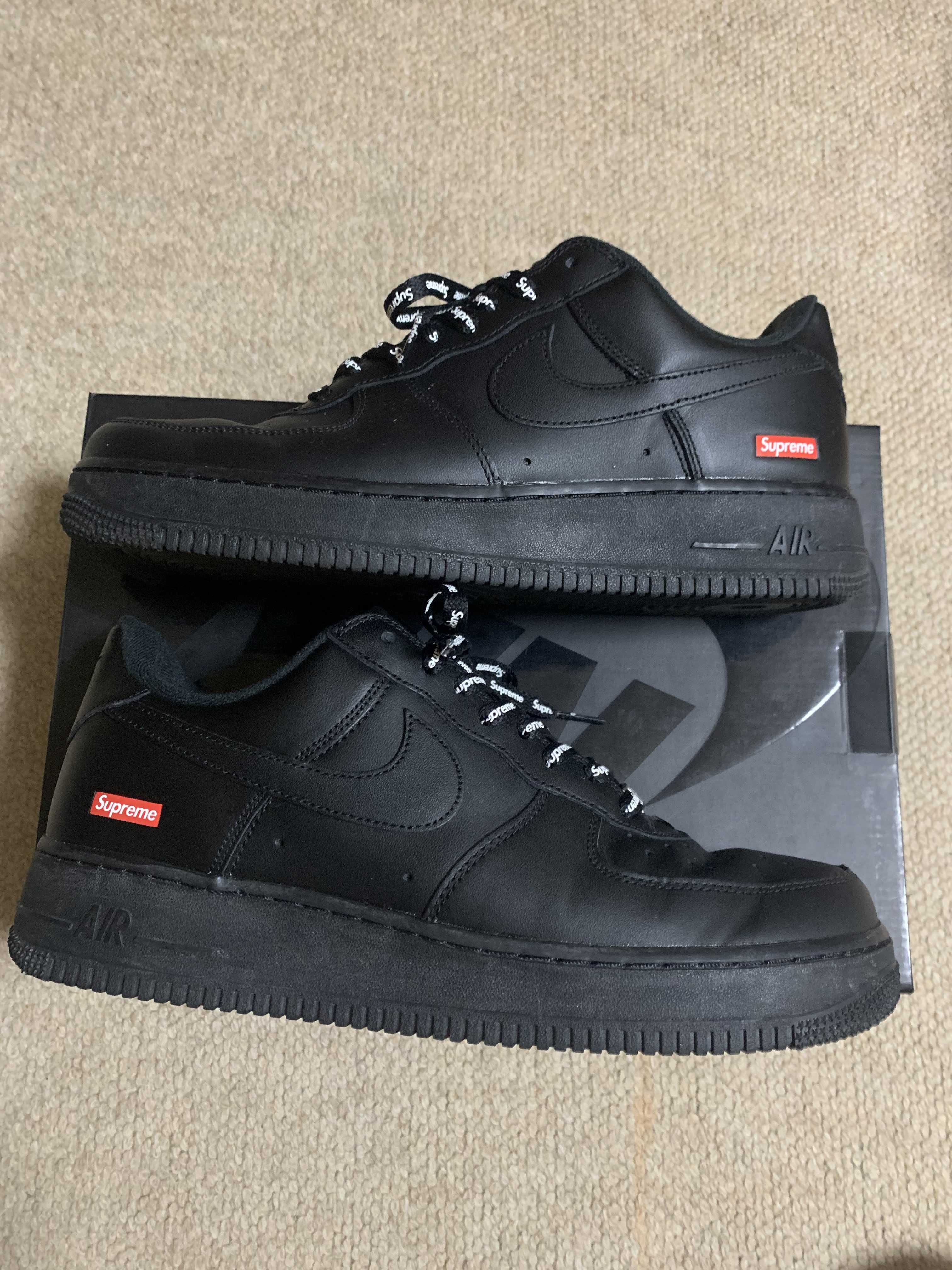Supreme × Nike Air Force 1 Low "Black"