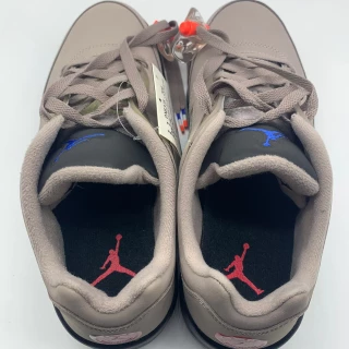 Paris Saint-Germain (PSG) × Nike Air Jordan 5 Retro Low "Pumice/Game Royal-Black-Plum Eclipse"