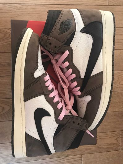 Travis Scott × Nike Air Jordan 1 Retro High OG TS SP "Sail/Dark Mocha"