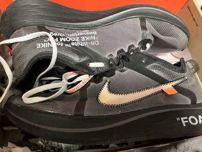 Off-White × Nike Zoom Fly "Black"