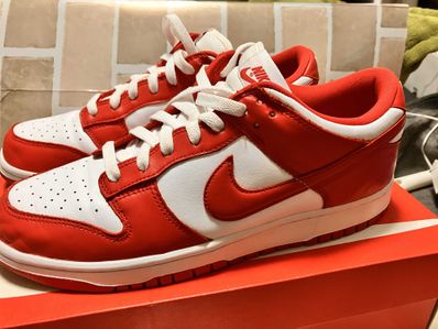 Nike Dunk Low SP "White and University Red"