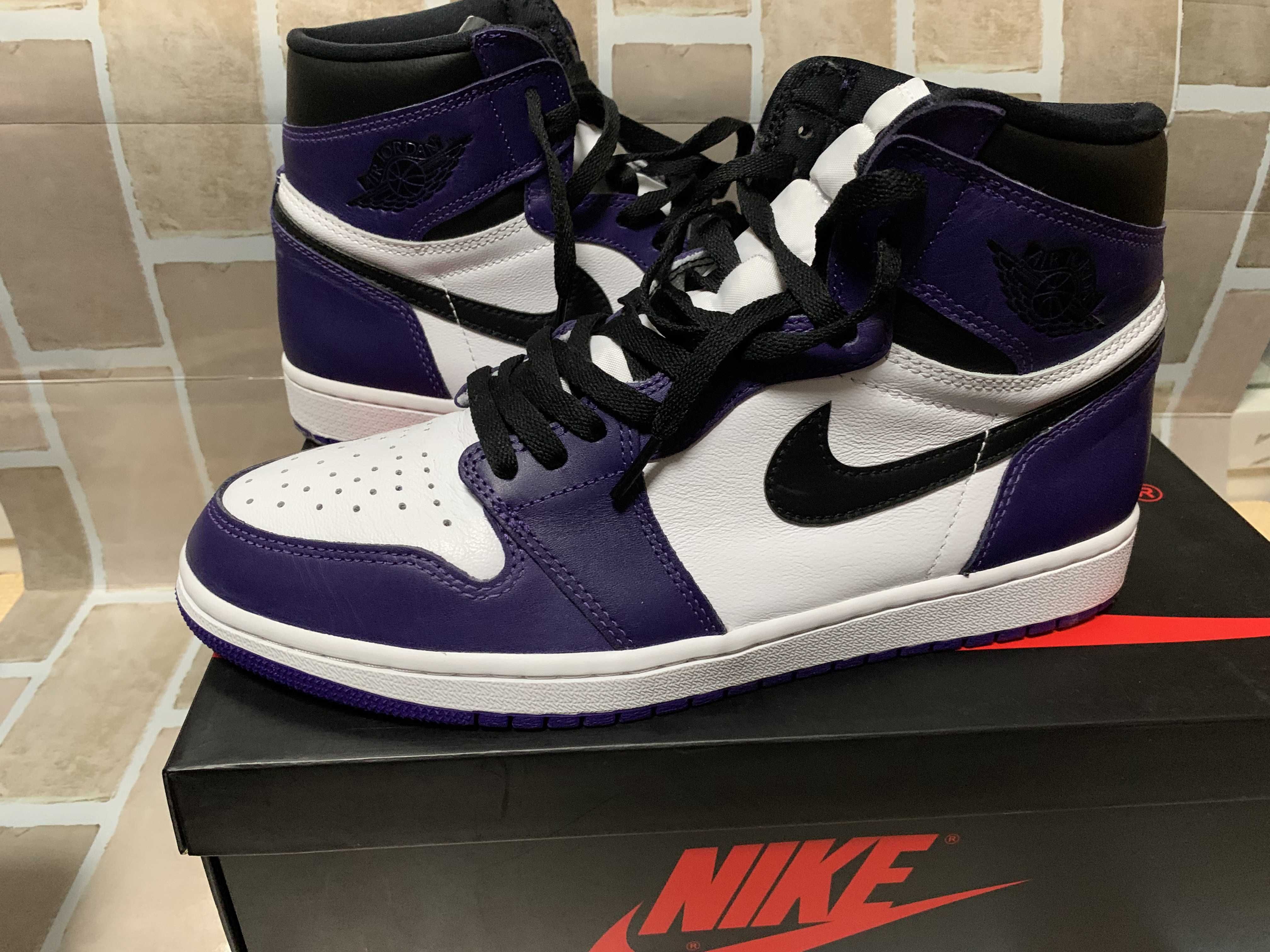 Nike Air Jordan 1 Retro High OG "Court Purple White/Black" (2020)   