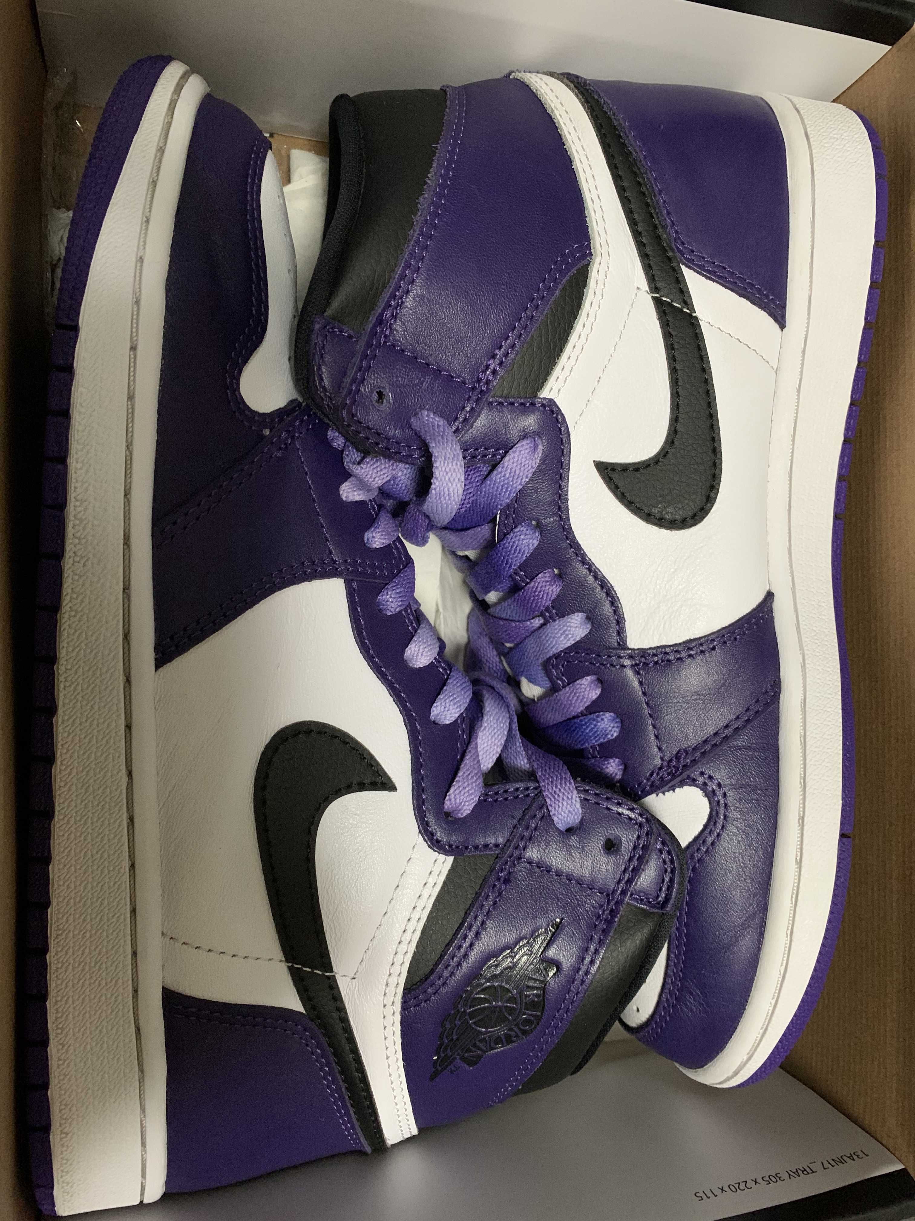 Nike Air Jordan 1 Retro High OG "Court Purple White/Black" (2020)