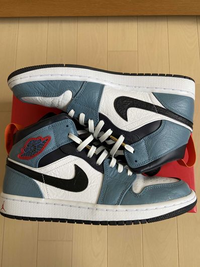 FACETASM × Nike Air Jordan 1 Mid "White/Navy"