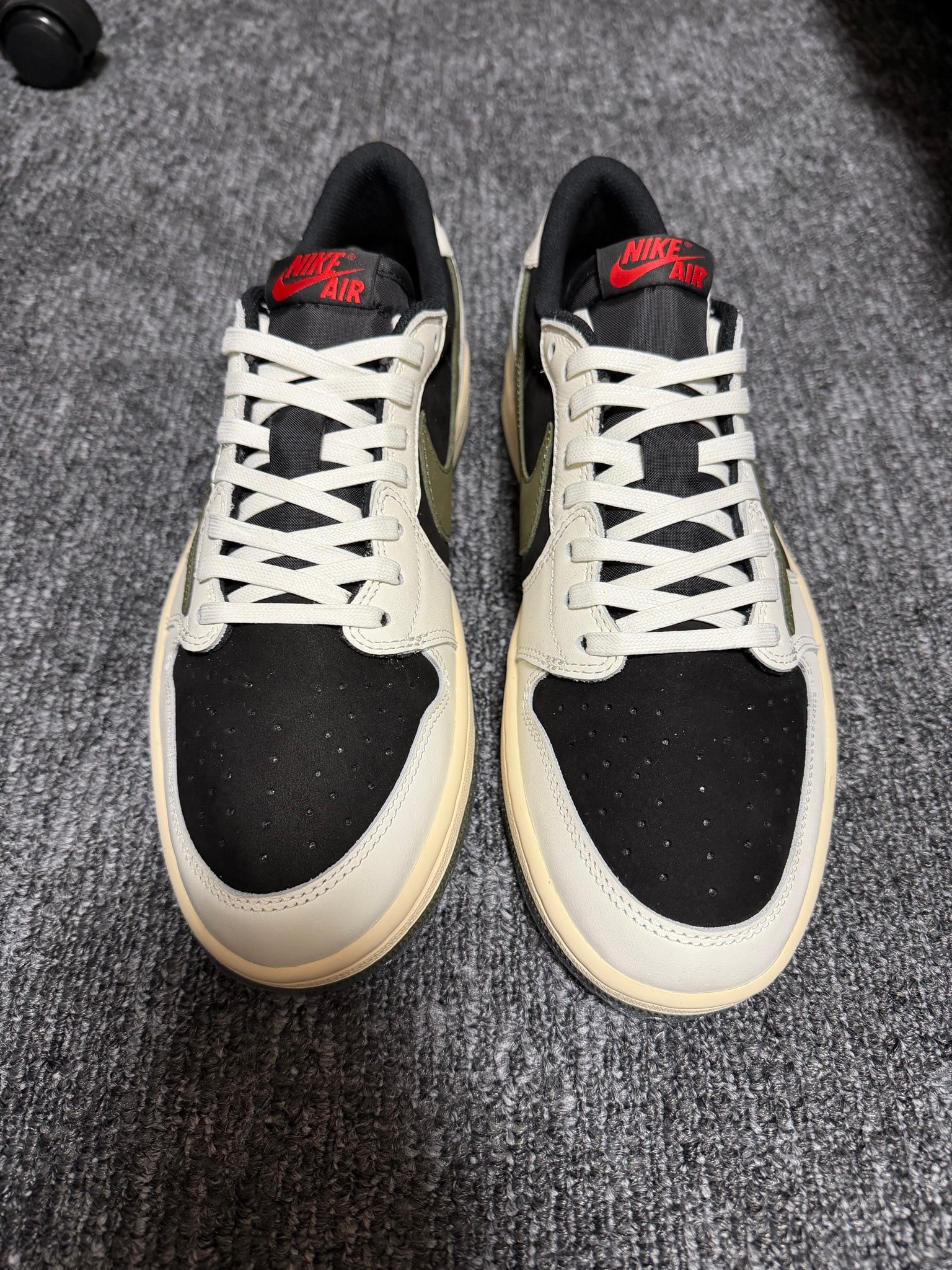 Travis Scott × Nike Women's Air Jordan 1 Low OG "Medium Olive"