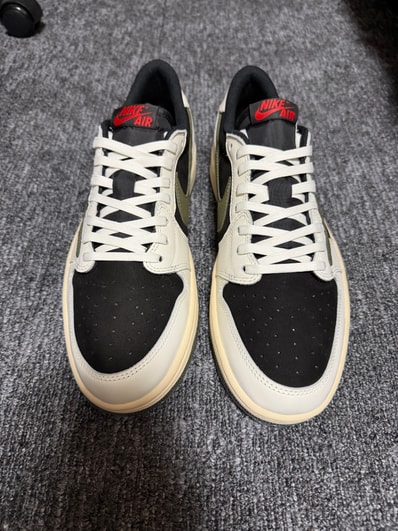 Travis Scott × Nike Women's Air Jordan 1 Low OG "Medium Olive"