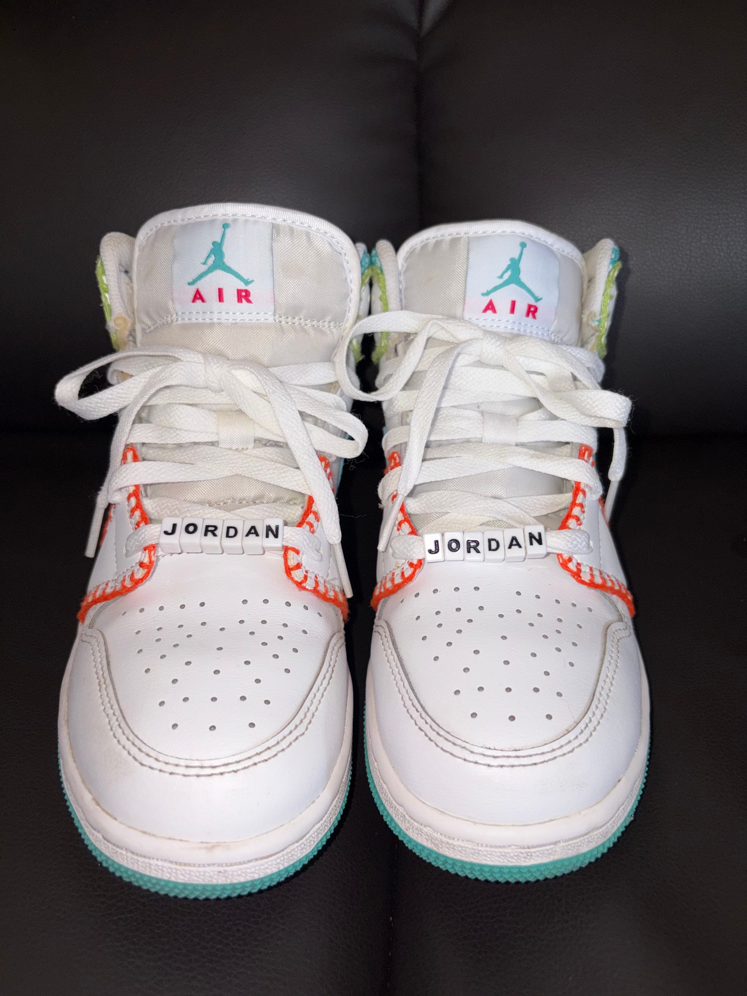 Nike GS Air Jordan 1 Mid "Knitted"