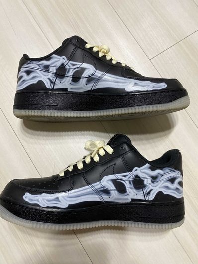 Nike Air Force 1 Low "Black Skeleton"