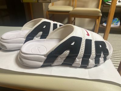 Nike Air More Uptempo Slide "White and Black"