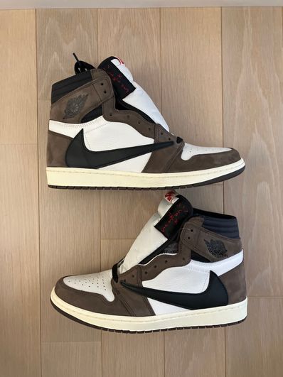 Travis Scott × Nike Air Jordan 1 Retro High OG TS SP "Sail/Dark Mocha"