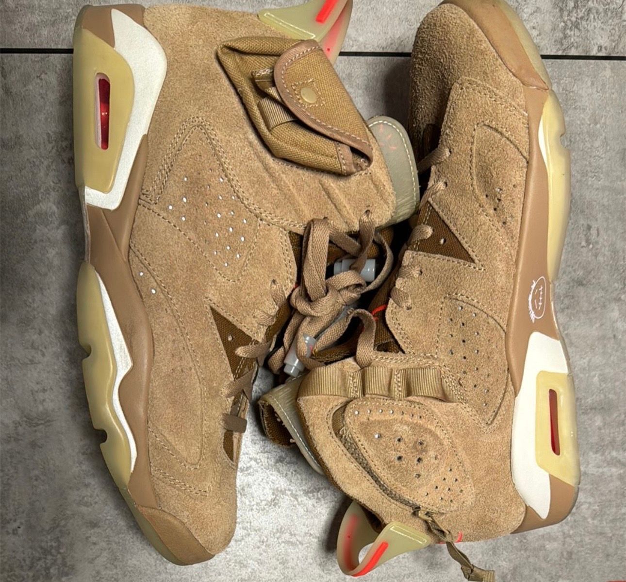 Travis Scott × Nike Air Jordan 6 "British Khaki"