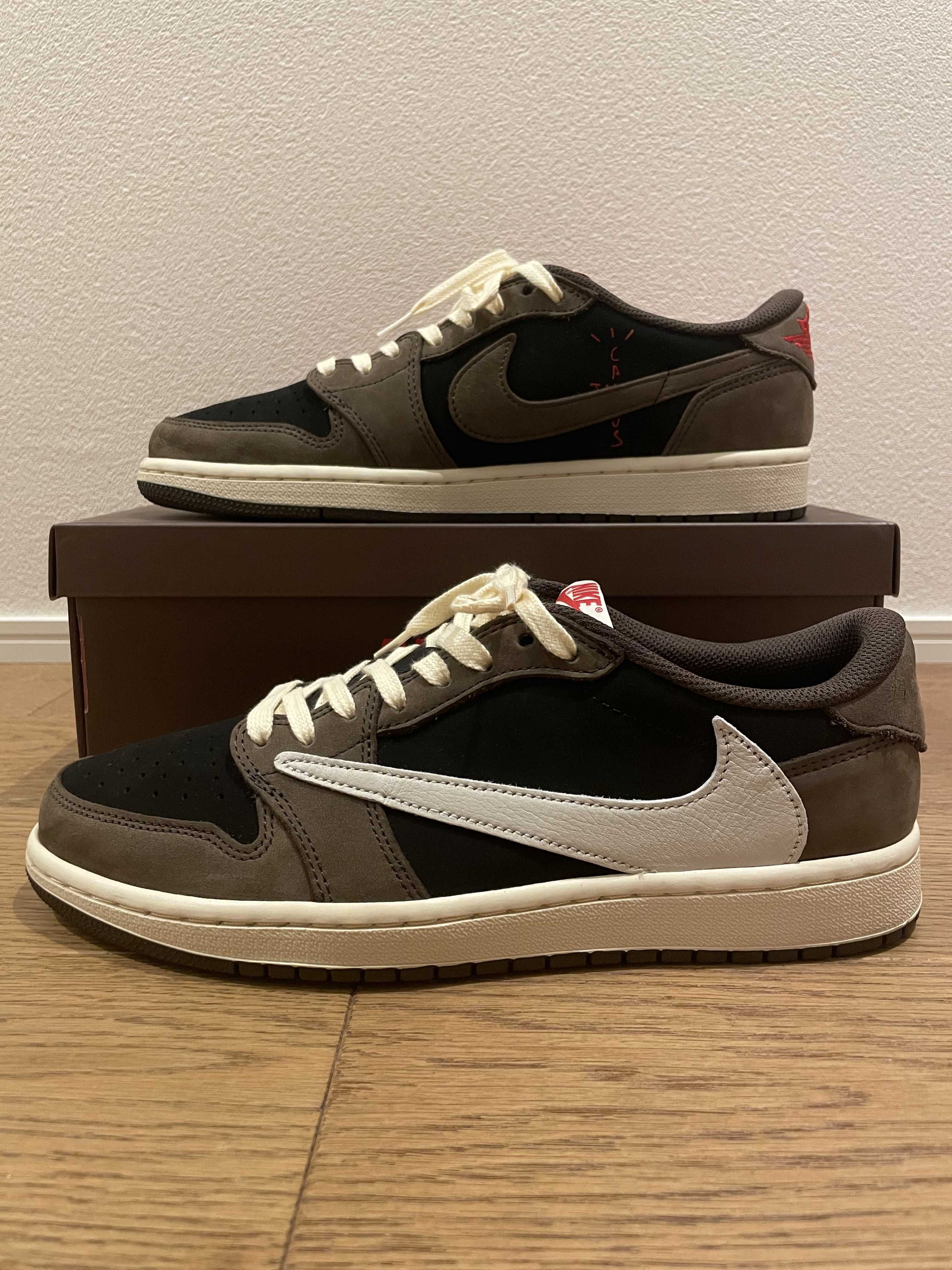 Travis Scott × Nike Air Jordan 1 Low OG SP-T "Black/Dark Mocha"