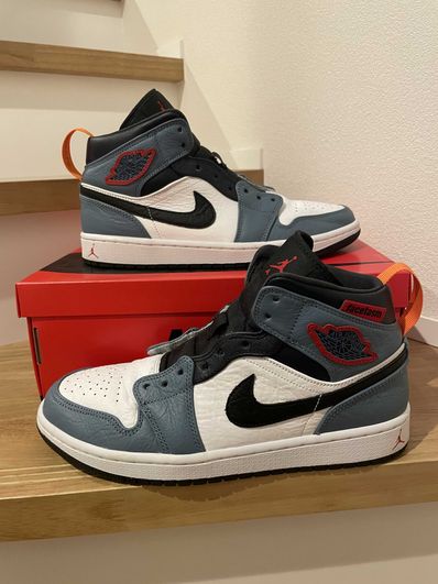 FACETASM × Nike Air Jordan 1 Mid "White/Navy"