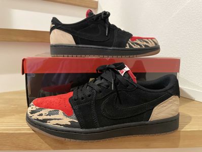 Sole Fly × Nike Air Jordan 1 Low "Black and Sport Red"
