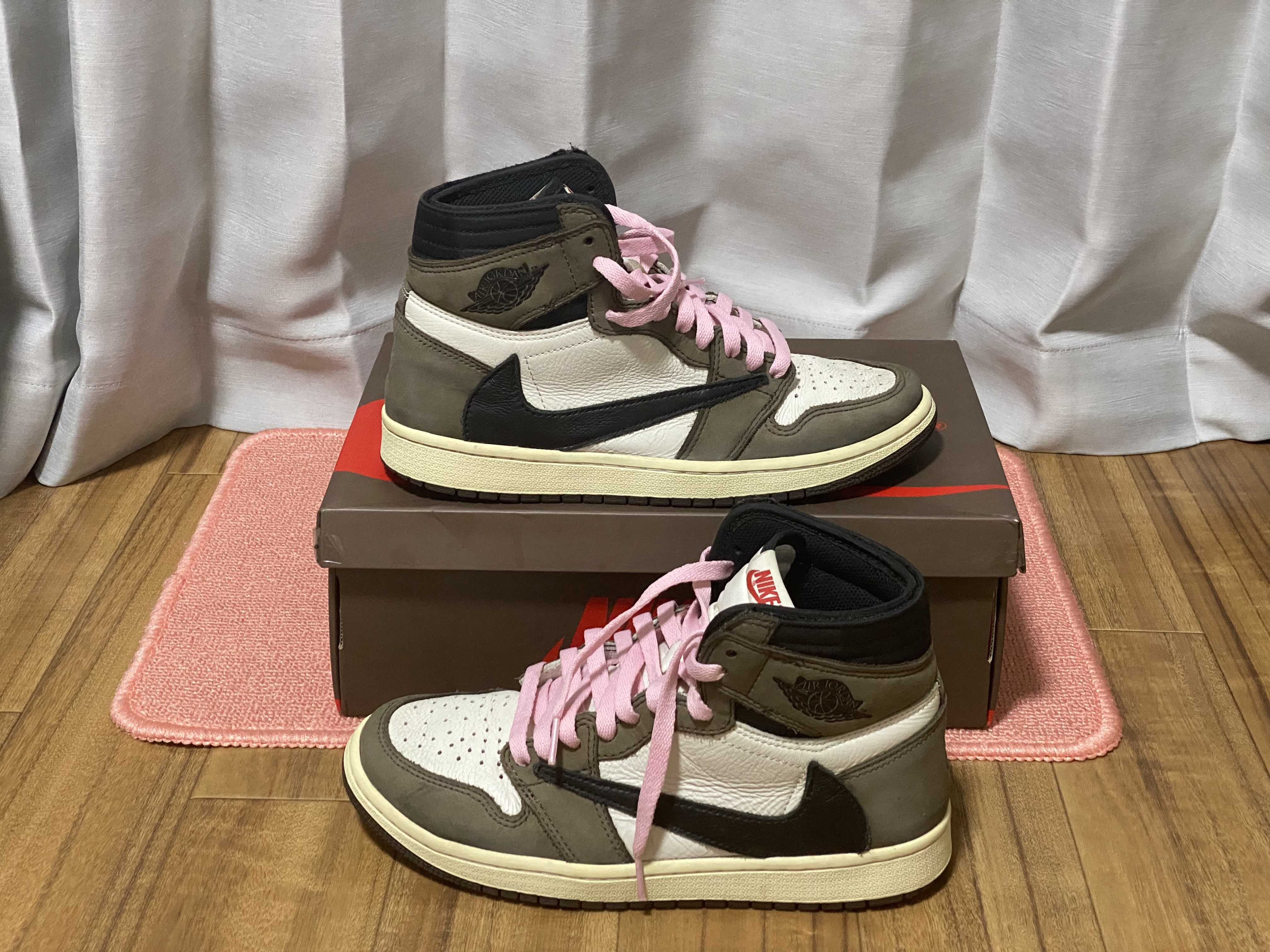 Travis Scott × Nike Air Jordan 1 Retro High OG TS SP "Sail/Dark Mocha"