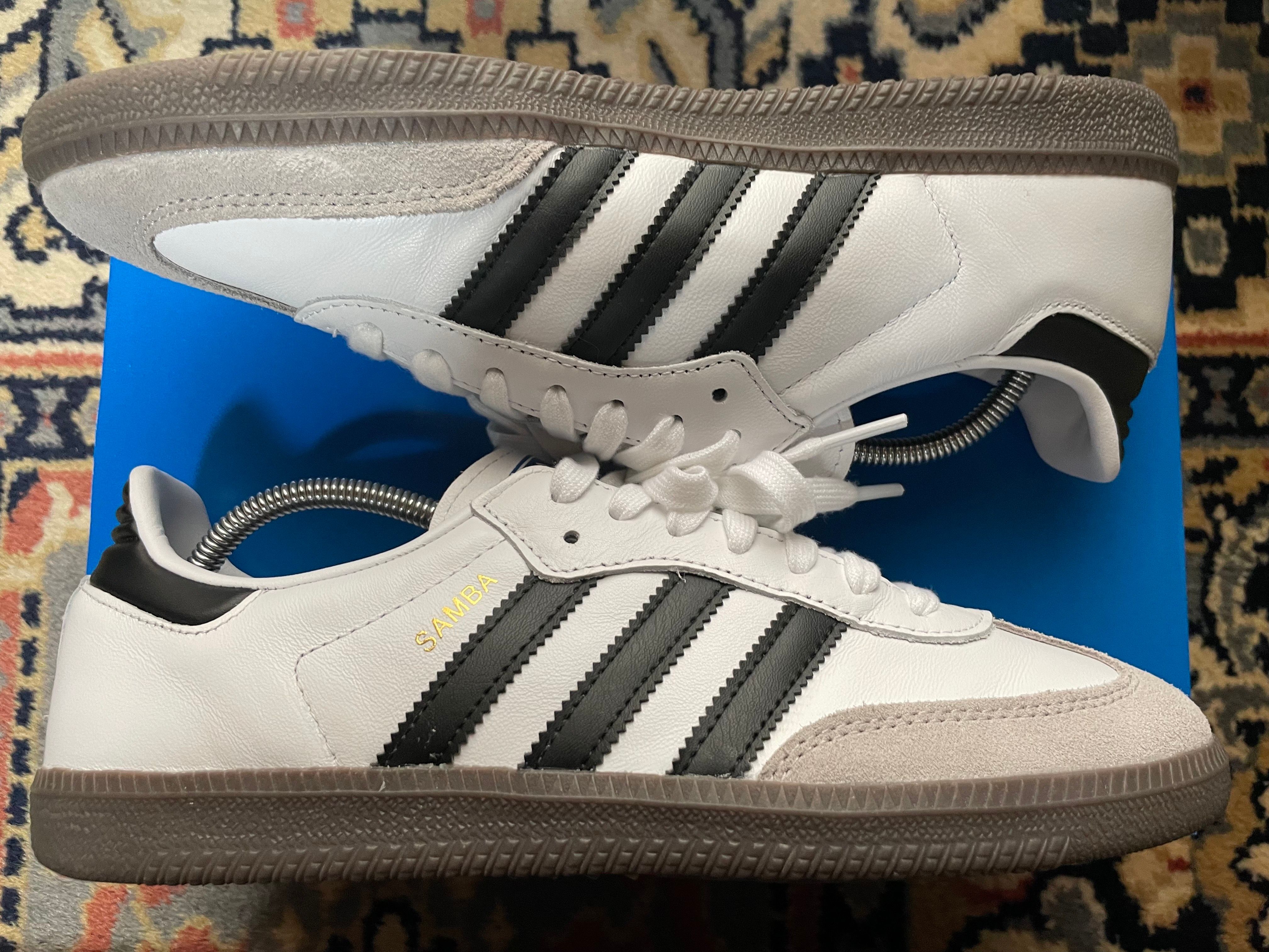 adidas Samba OG "Cloud White/Core Black/Clear Granite"