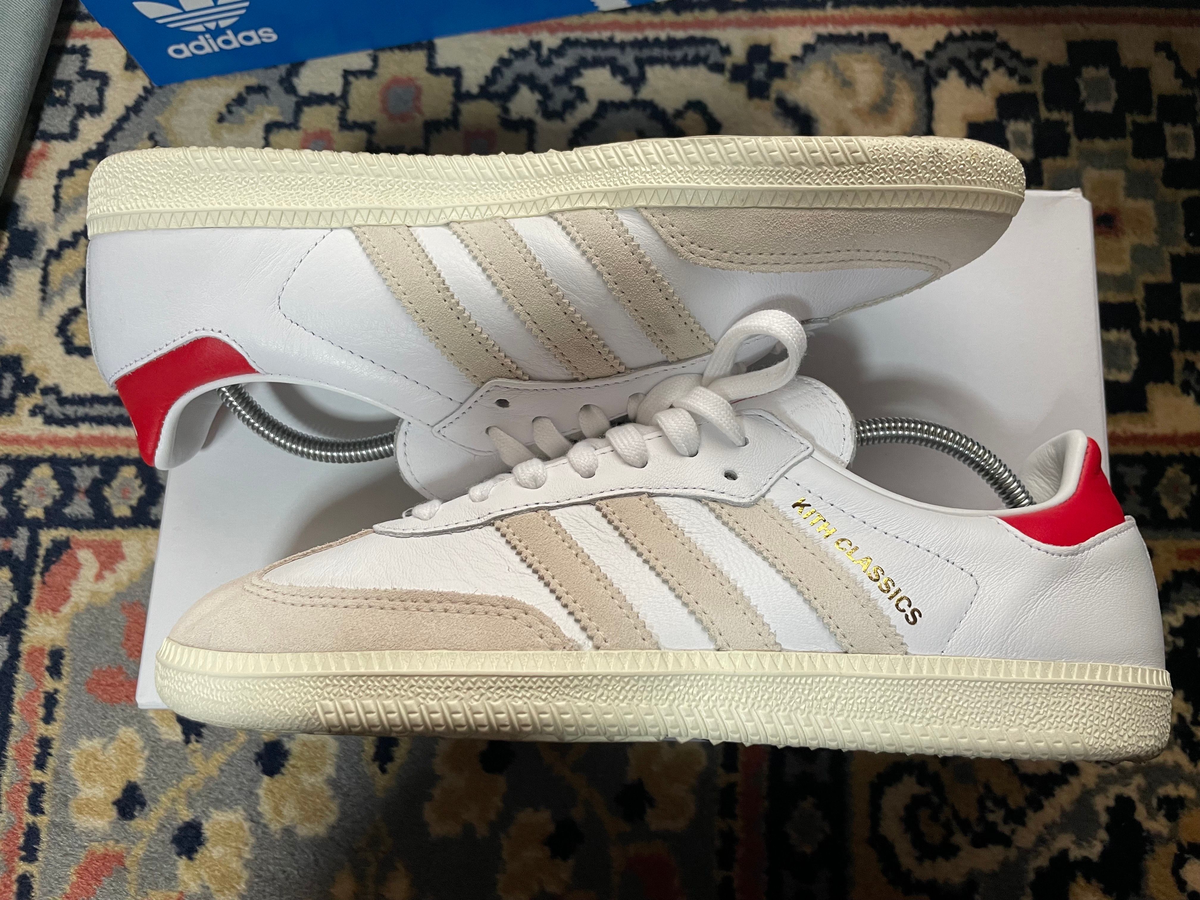 KITH × adidas Samba "White/Red"