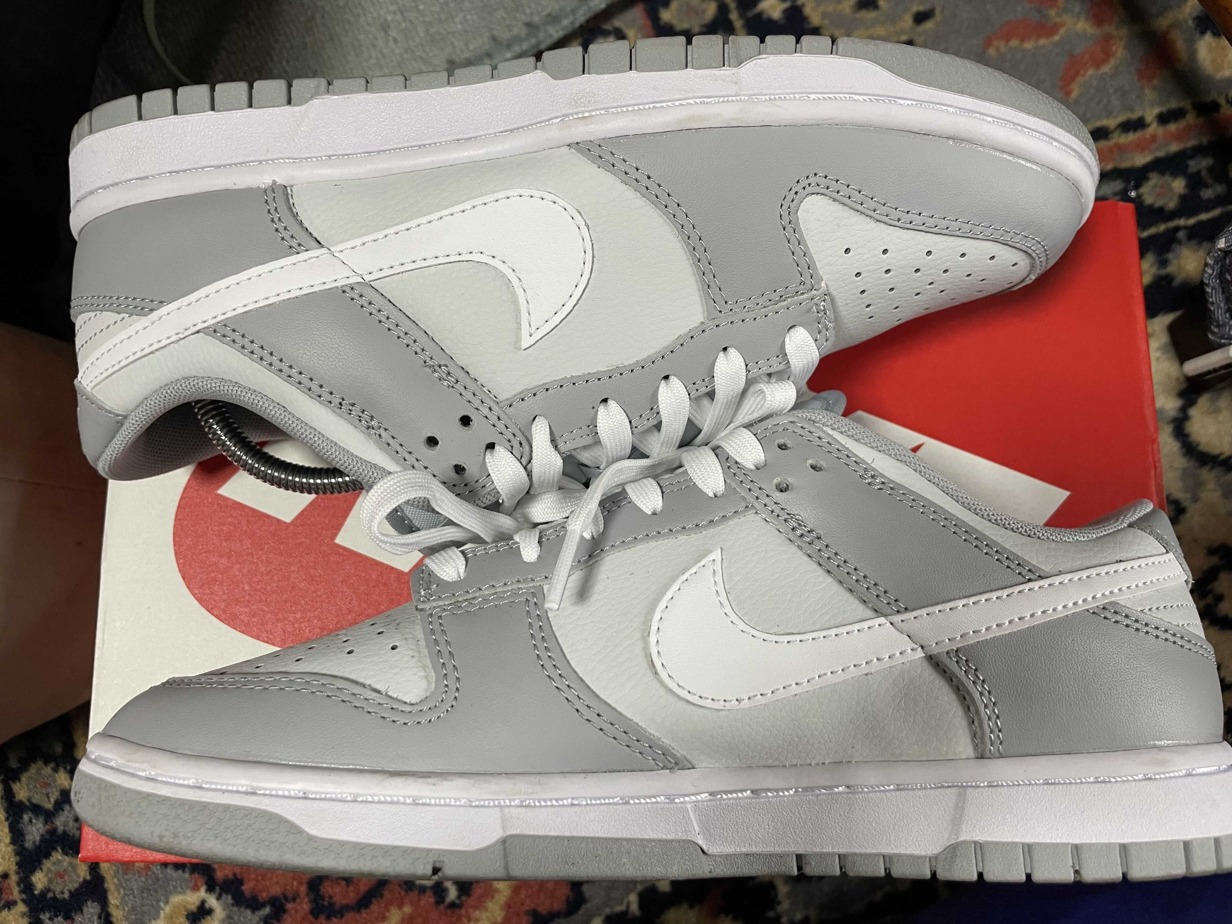 Nike Dunk Low "Pure Platinum/White/Wolf Gray"