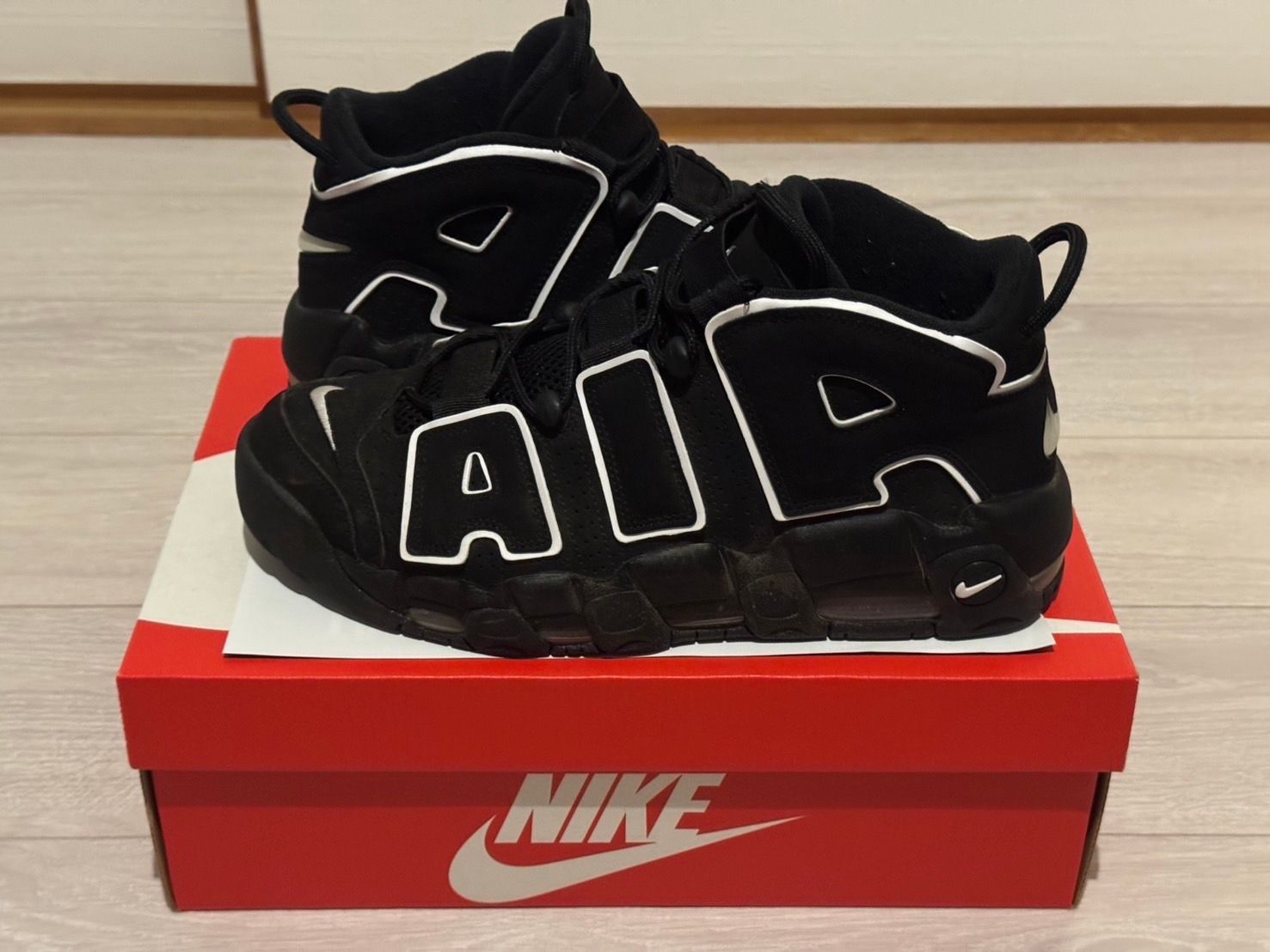 NIKE ナイキ エア モア アップテンポ 29cm NIKE AIR MORE UPTEMPO SLIDE ナイキ エア モア アップテンポ