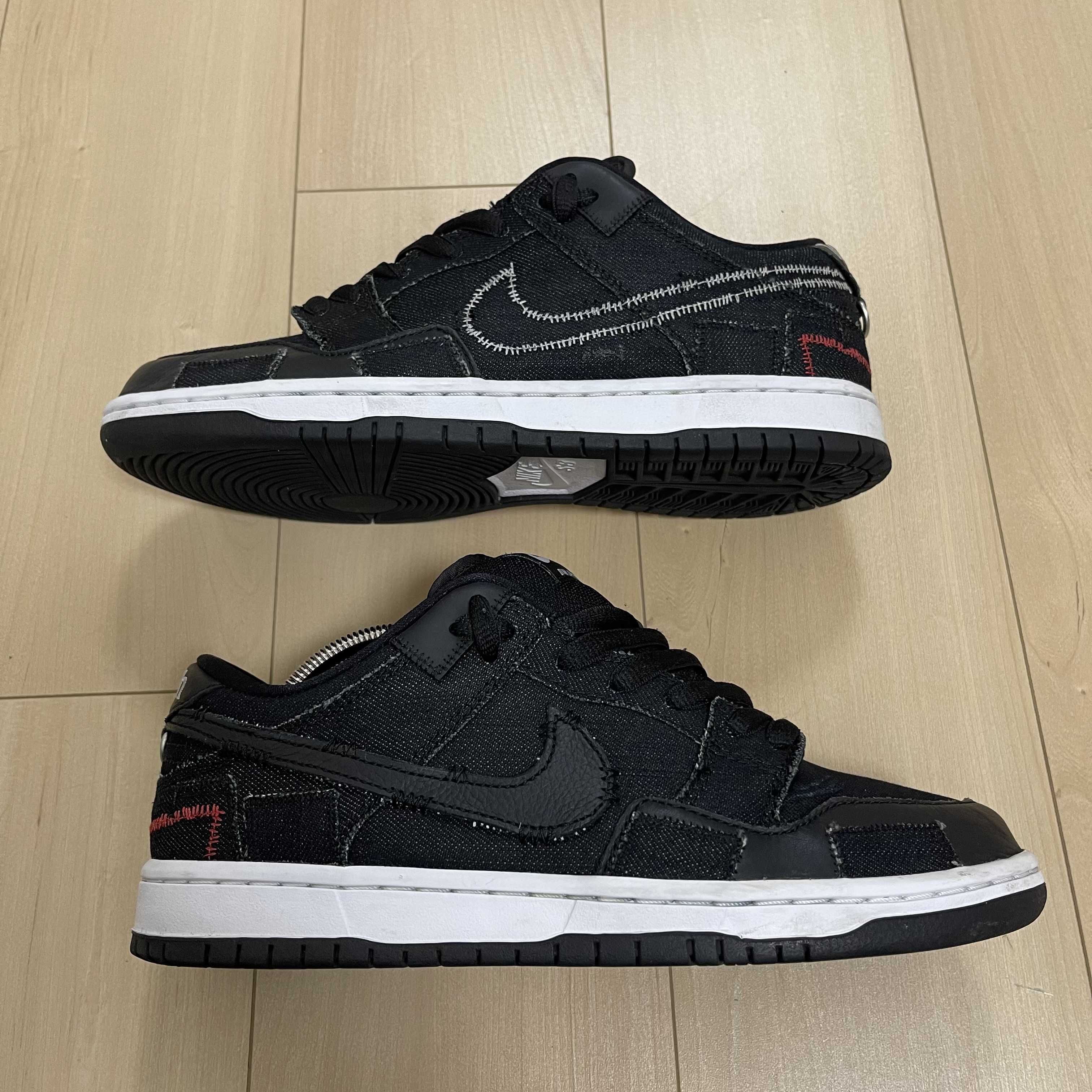 Wasted Youth × Nike SB Dunk Low "Black Denim" / VERDY