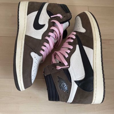 Travis Scott × Nike Air Jordan 1 Retro High OG TS SP "Sail/Dark Mocha"